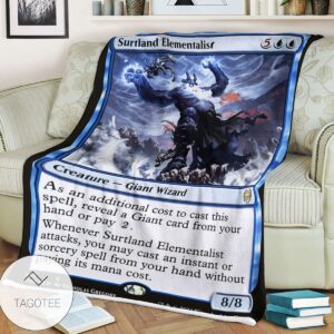 Khm 375 Surtland Elementalist Mtg Game Magic The Gathering Blanket