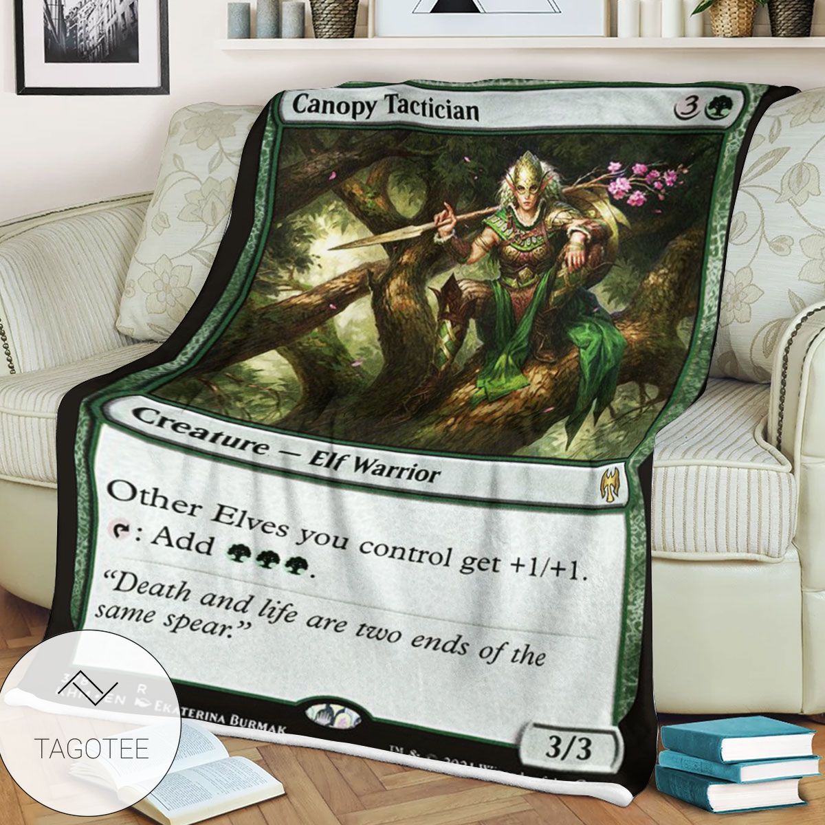Khm 378 Canopy Tactician Mtg Game Magic The Gathering Blanket Khm 378 Canopy Tactician Mtg Game Magic The Gathering Blanket