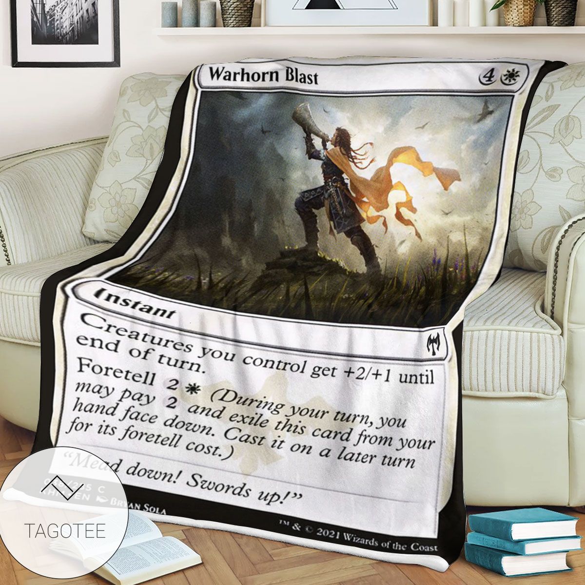 Khm 38 Warhorn Blast Mtg Game Magic The Gathering Blanket Khm 38 Warhorn Blast Mtg Game Magic The Gathering Blanket