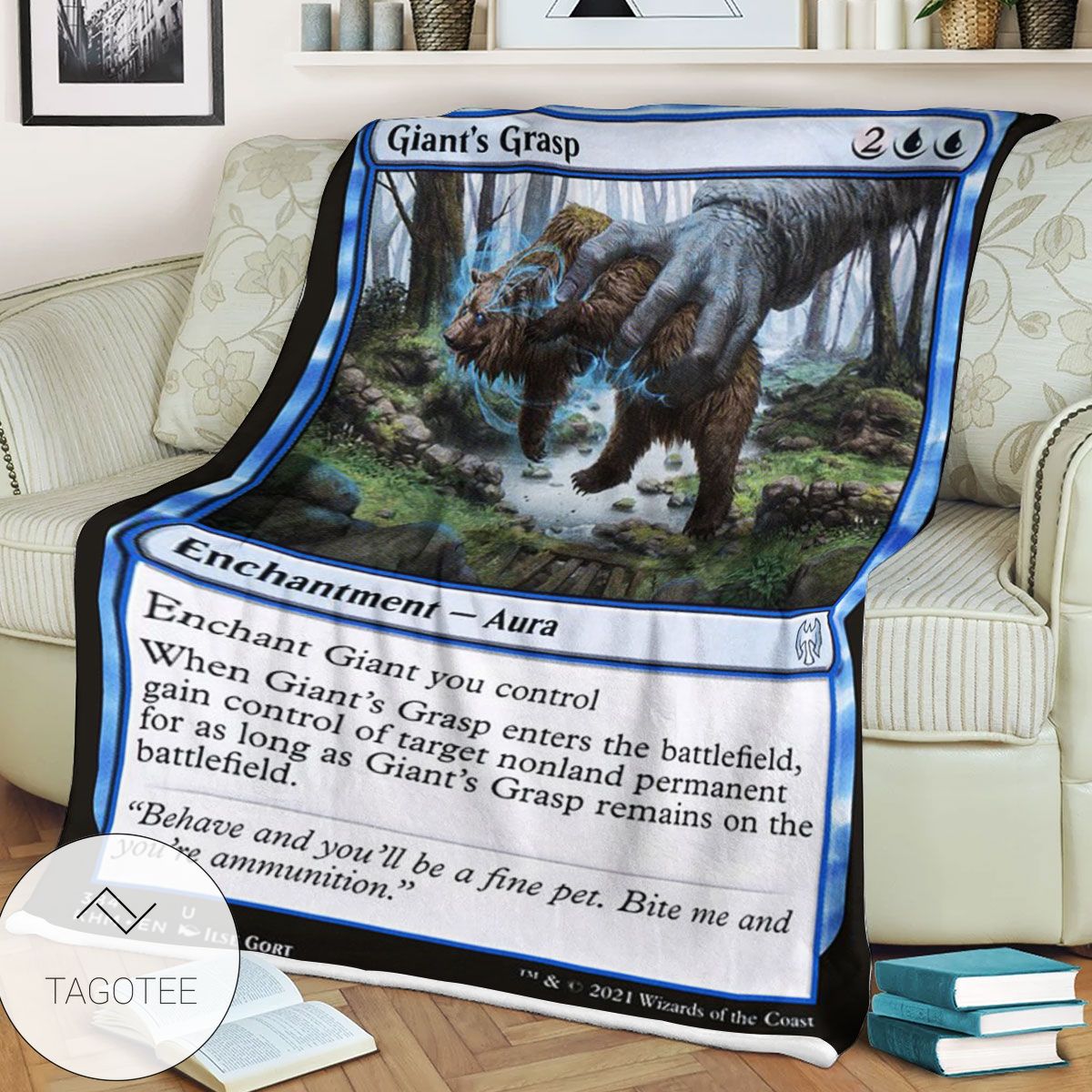 Khm 384 Giant S Grasp Mtg Game Magic The Gathering Blanket Khm 384 Giant S Grasp Mtg Game Magic The Gathering Blanket