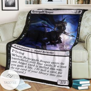 Khm 386 Renegade Reaper Mtg Game Magic The Gathering Blanket