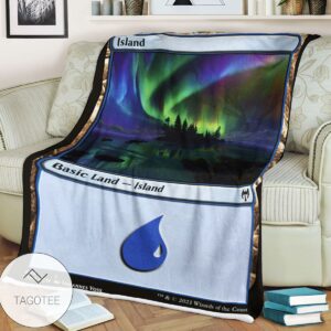 Khm 395 Island Mtg Game Magic The Gathering Blanket