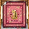 Kisa The Tiger Quilt Blanket
