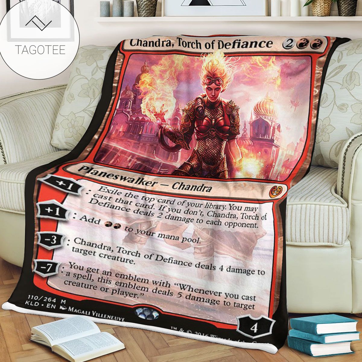 Kld 110 Chandra Torch Of Defiance Game Mtg Magic The Gathering Fleece Blanket Kld 110 Chandra Torch Of Defiance Game Mtg Magic The Gathering Fleece Blanket
