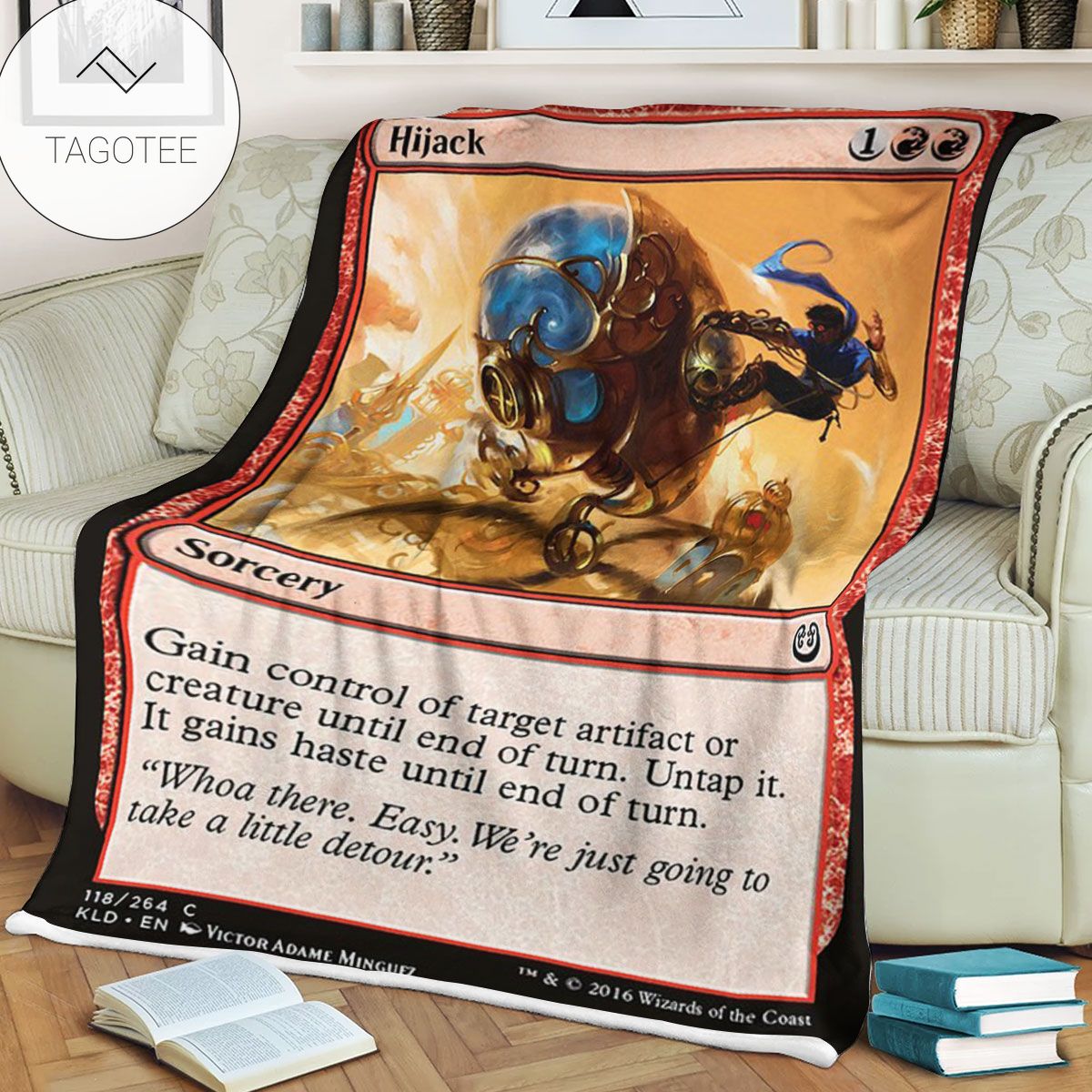 Kld 118 Hijack Game Mtg Magic The Gathering Fleece Blanket Kld 118 Hijack Game Mtg Magic The Gathering Fleece Blanket