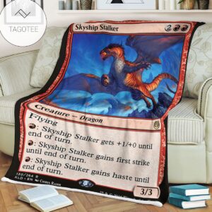 Kld 130 Skyship Stalker Game Mtg Magic The Gathering Fleece Blanket