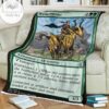 Kld 166 Peema Outrider Game Mtg Magic The Gathering Fleece Blanket