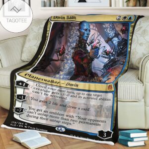 Kld 179 Dovin Baan Game Mtg Magic The Gathering Fleece Blanket