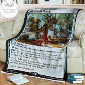 Kld 194 Animation Module Game Mtg Magic The Gathering Fleece Blanket