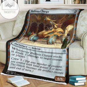 Kld 196 Ballista Charger Game Mtg Magic The Gathering Fleece Blanket