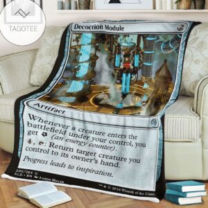 Kld 205 Decoction Module Game Mtg Magic The Gathering Fleece Blanket