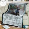 Kld 212 Filigree Familiar Game Mtg Magic The Gathering Fleece Blanket