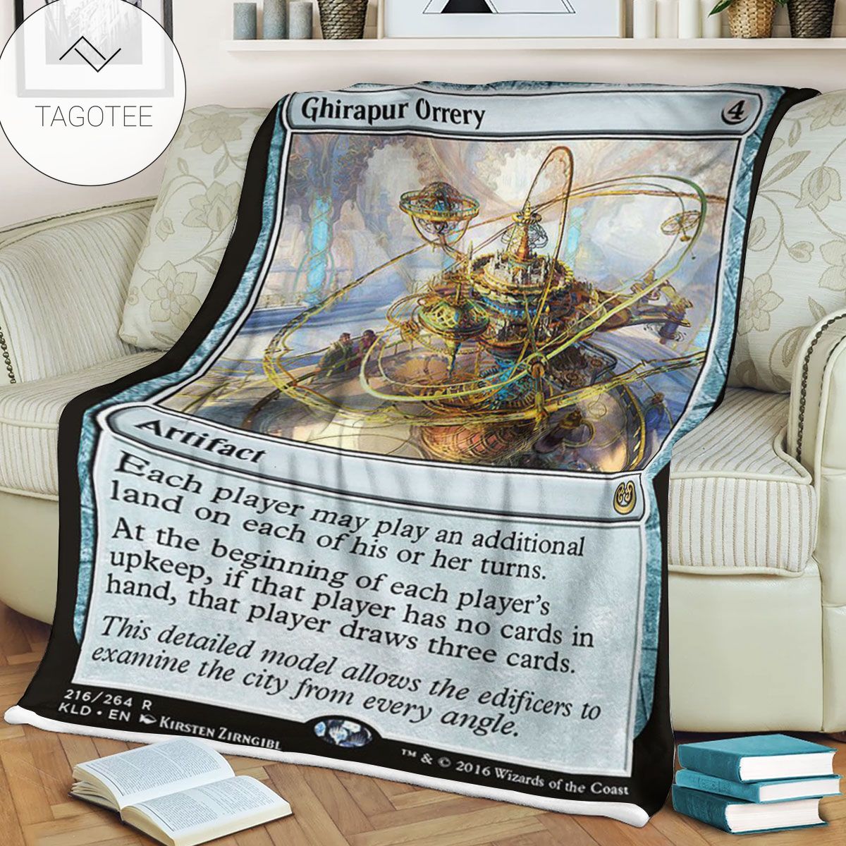 Kld 216 Ghirapur Orrery Game Mtg Magic The Gathering Fleece Blanket Kld 216 Ghirapur Orrery Game Mtg Magic The Gathering Fleece Blanket