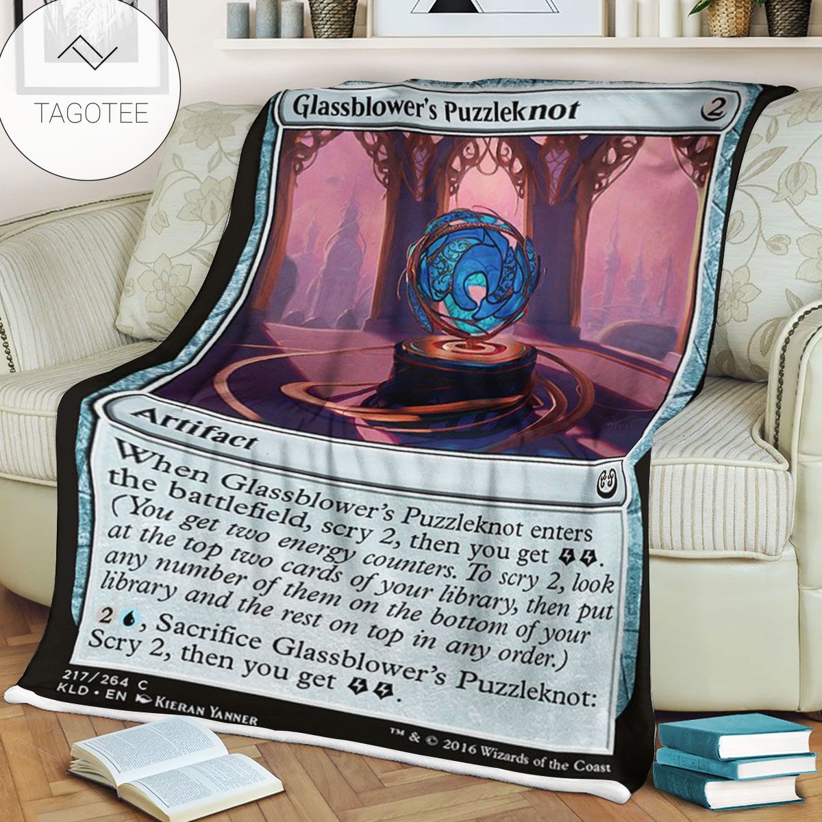 Kld 217 Glassblower S Puzzleknot Game Mtg Magic The Gathering Fleece Blanket Kld 217 Glassblower S Puzzleknot Game Mtg Magic The Gathering Fleece Blanket