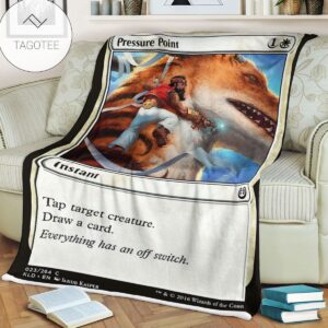 Kld 23 Pressure Point Game Mtg Magic The Gathering Fleece Blanket