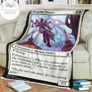 Kld 24 Propeller Pioneer Game Mtg Magic The Gathering Fleece Blanket