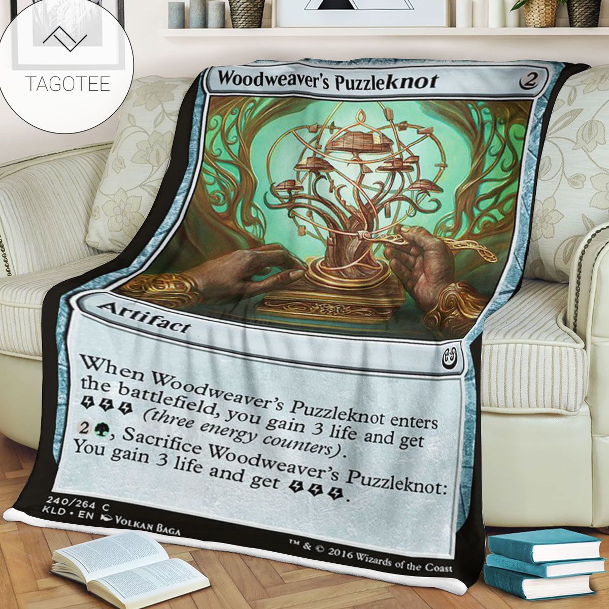 Kld 240 Woodweaver S Puzzleknot Game Mtg Magic The Gathering Fleece Blanket Kld 240 Woodweaver S Puzzleknot Game Mtg Magic The Gathering Fleece Blanket