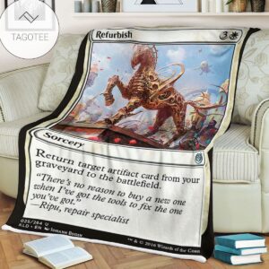 Kld 25 Refurbish Game Mtg Magic The Gathering Fleece Blanket