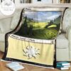 Kld 252 Plains Game Mtg Magic The Gathering Fleece Blanket