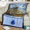 Kld 253 Island Game Mtg Magic The Gathering Fleece Blanket