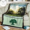 Kld 263 Forest Game Mtg Magic The Gathering Fleece Blanket
