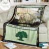 Kld 264 Forest Game Mtg Magic The Gathering Fleece Blanket