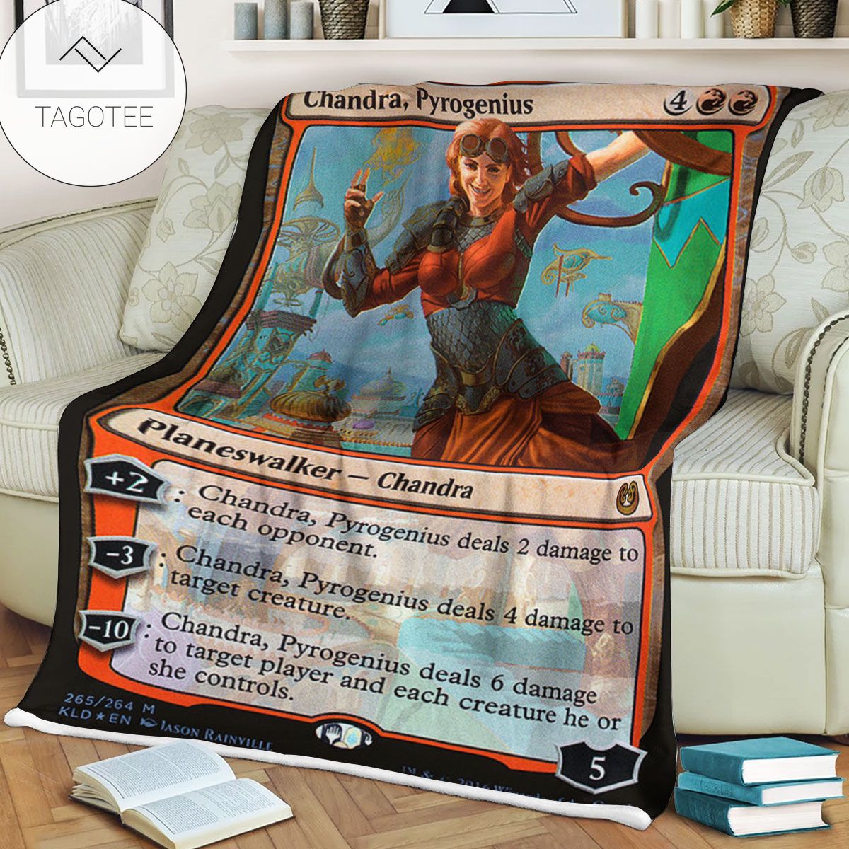 Kld 265 Chandra Pyrogenius Game Mtg Magic The Gathering Fleece Blanket Kld 265 Chandra Pyrogenius Game Mtg Magic The Gathering Fleece Blanket