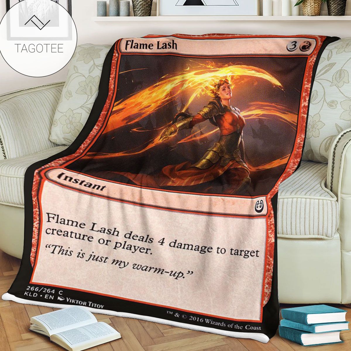 Kld 266 Flame Lash Game Mtg Magic The Gathering Fleece Blanket Kld 266 Flame Lash Game Mtg Magic The Gathering Fleece Blanket