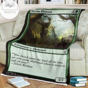 Kld 272 Terrain Elemental Game Mtg Magic The Gathering Fleece Blanket