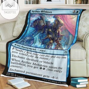 Kld 36 Aether Meltdown Game Mtg Magic The Gathering Fleece Blanket
