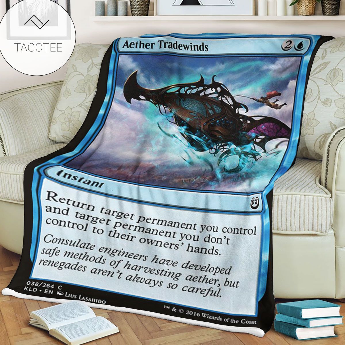 Kld 38 Aether Tradewinds Game Mtg Magic The Gathering Fleece Blanket Kld 38 Aether Tradewinds Game Mtg Magic The Gathering Fleece Blanket
