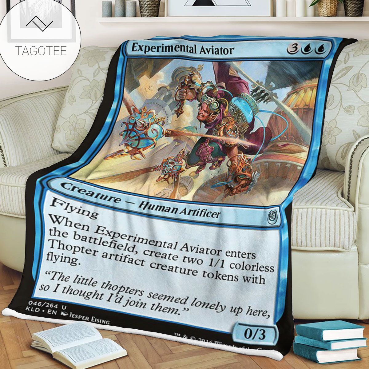 Kld 46 Experimental Aviator Game Mtg Magic The Gathering Fleece Blanket Kld 46 Experimental Aviator Game Mtg Magic The Gathering Fleece Blanket