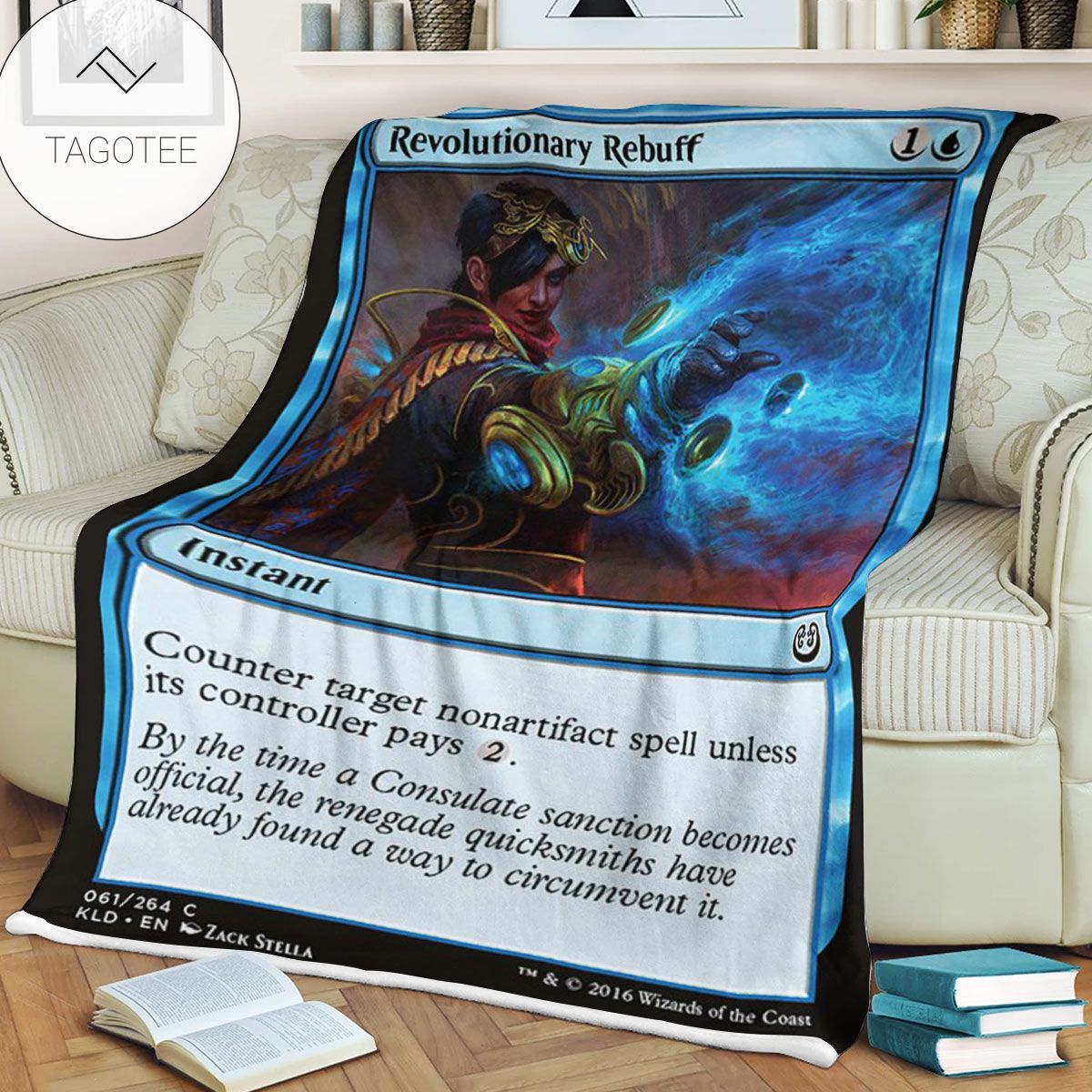 Kld 61 Revolutionary Rebuff Game Mtg Magic The Gathering Fleece Blanket Kld 61 Revolutionary Rebuff Game Mtg Magic The Gathering Fleece Blanket