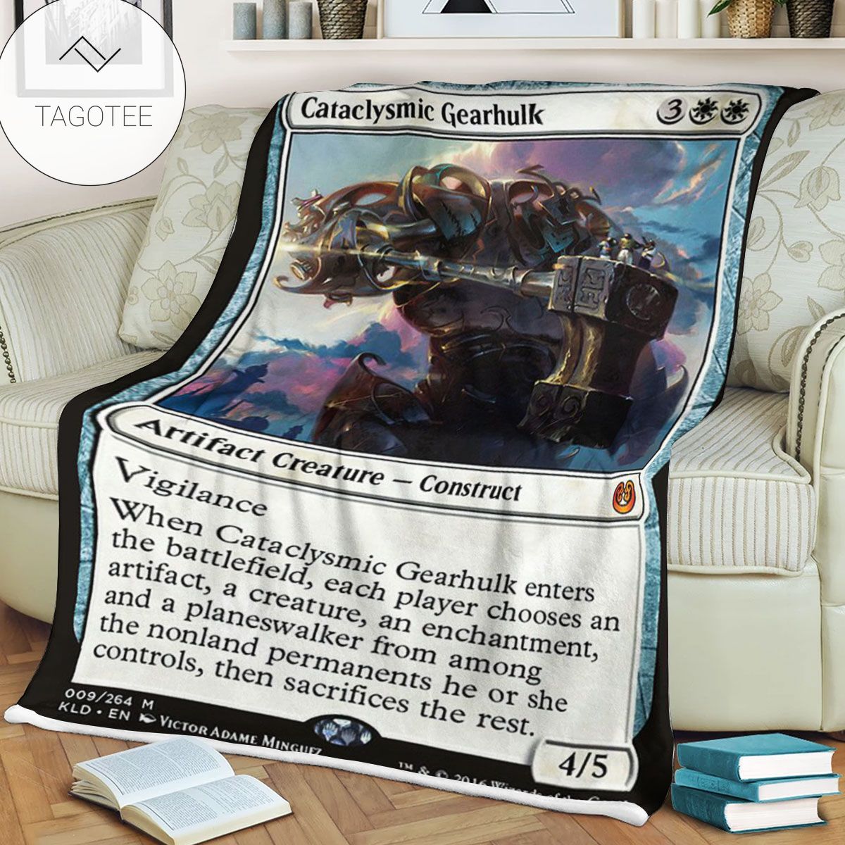 Kld 9 Cataclysmic Gearhulk Game Mtg Magic The Gathering Fleece Blanket Kld 9 Cataclysmic Gearhulk Game Mtg Magic The Gathering Fleece Blanket