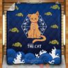 Kyo The Cat Quilt Blanket