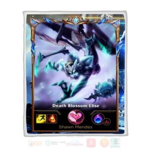 League Of Legends Elise Custom Name Sherpa Blanket
