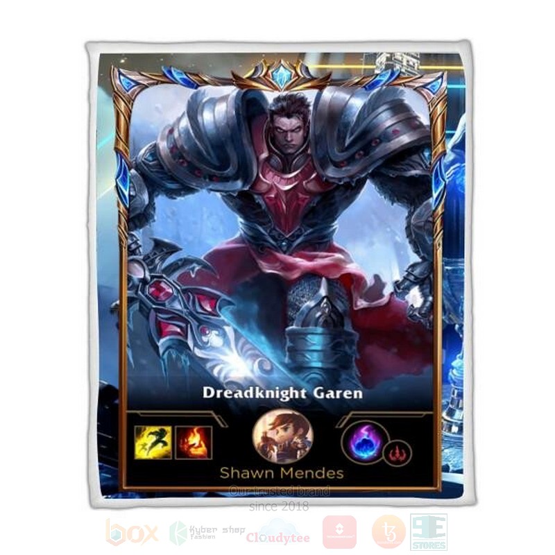 League Of Legends Garen Custom Name Sherpa Blanket League Of Legends Garen Custom Name Sherpa Blanket