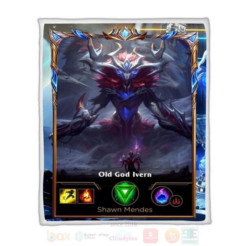 League Of Legends Ivern Custom Name Sherpa Blanket League Of Legends Ivern Custom Name Sherpa Blanket