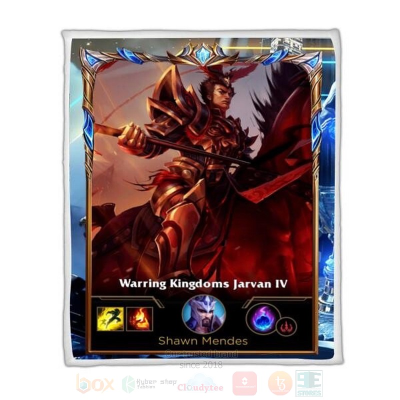 League Of Legends Jarvan Iv Custom Name Sherpa Blanket League Of Legends Jarvan Iv Custom Name Sherpa Blanket