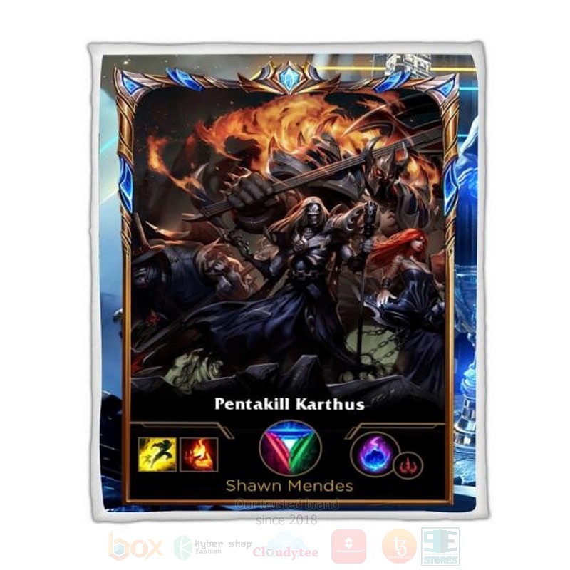 League Of Legends Kathurs Custom Name Sherpa Blanket League Of Legends Kathurs Custom Name Sherpa Blanket