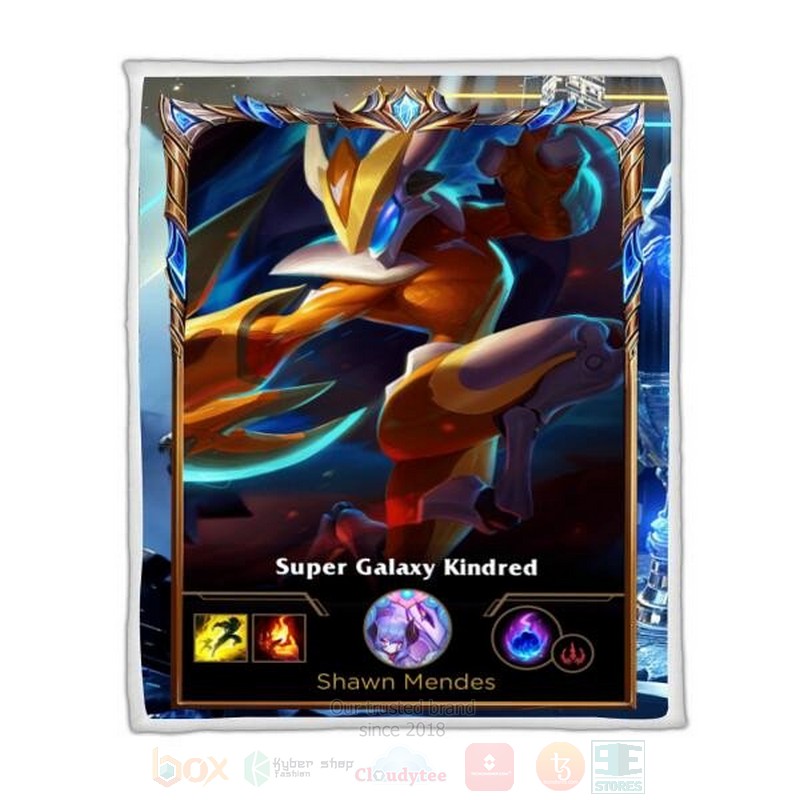 League Of Legends Kindred Custom Name Sherpa Blanket League Of Legends Kindred Custom Name Sherpa Blanket