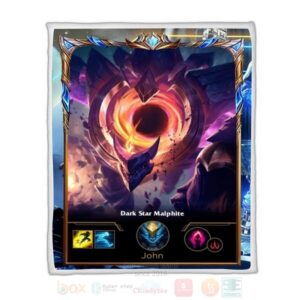 League Of Legends Malphite Custom Name Sherpa Blanket