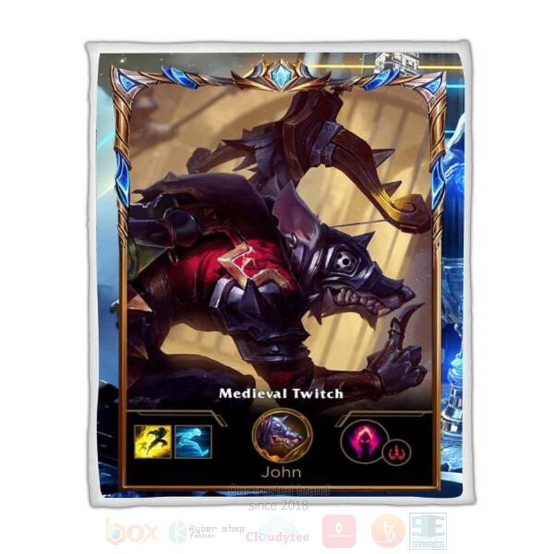 League Of Legends Twitch Custom Name Sherpa Blanket League Of Legends Twitch Custom Name Sherpa Blanket