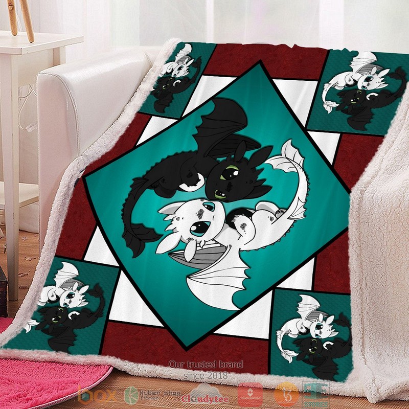 Light Fury Throw Blanket Light Fury Throw Blanket