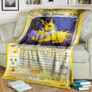 Light Jolteon 1St Pokemon Blanket