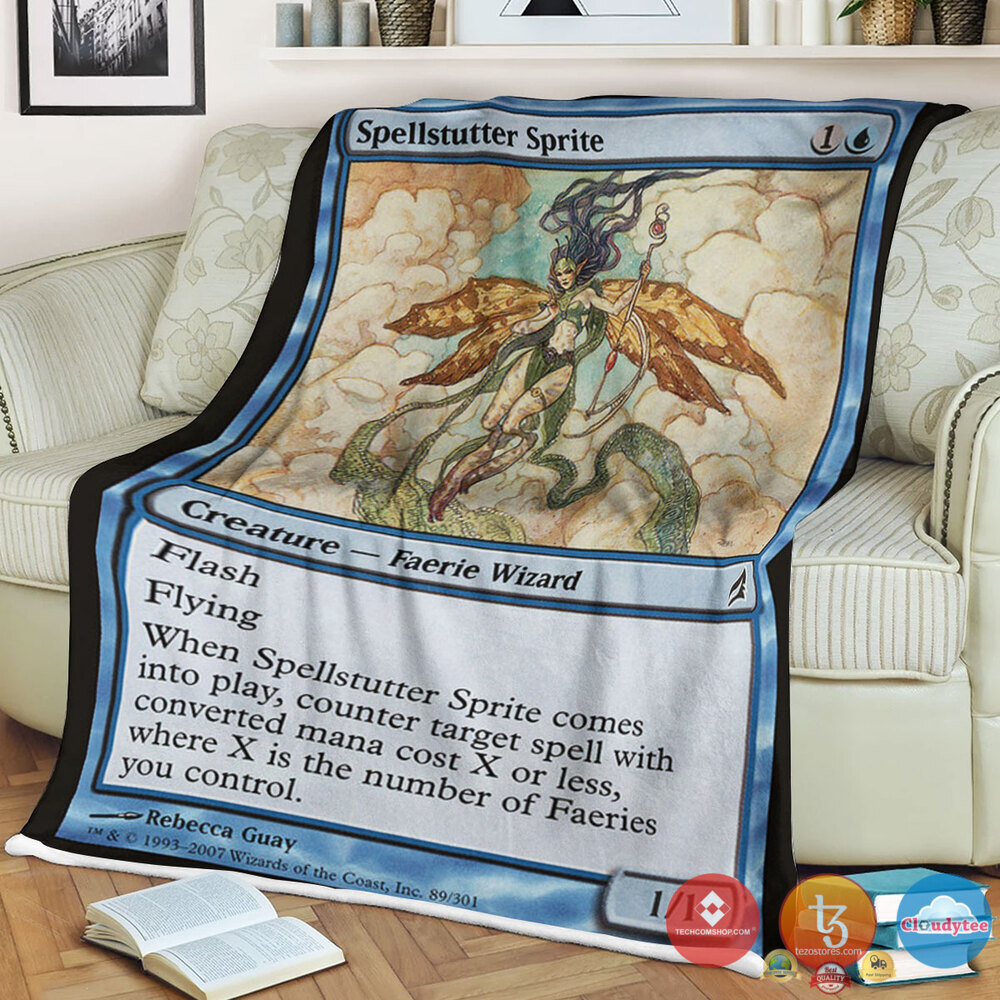 Lorwyn 89 Spellstutter Sprite Blanket Lorwyn 89 Spellstutter Sprite Blanket