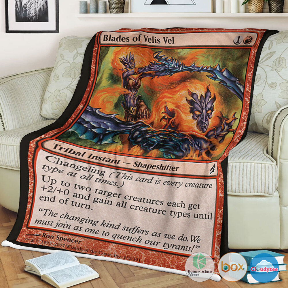 Lorwyn Blades Of Velis Vel Blanket Lorwyn Blades Of Velis Vel Blanket