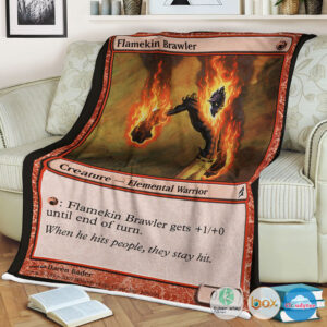 Lorwyn Flamekin Brawler Blanket