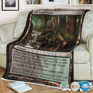 Lorwyn Gilt Leaf Palace Blanket