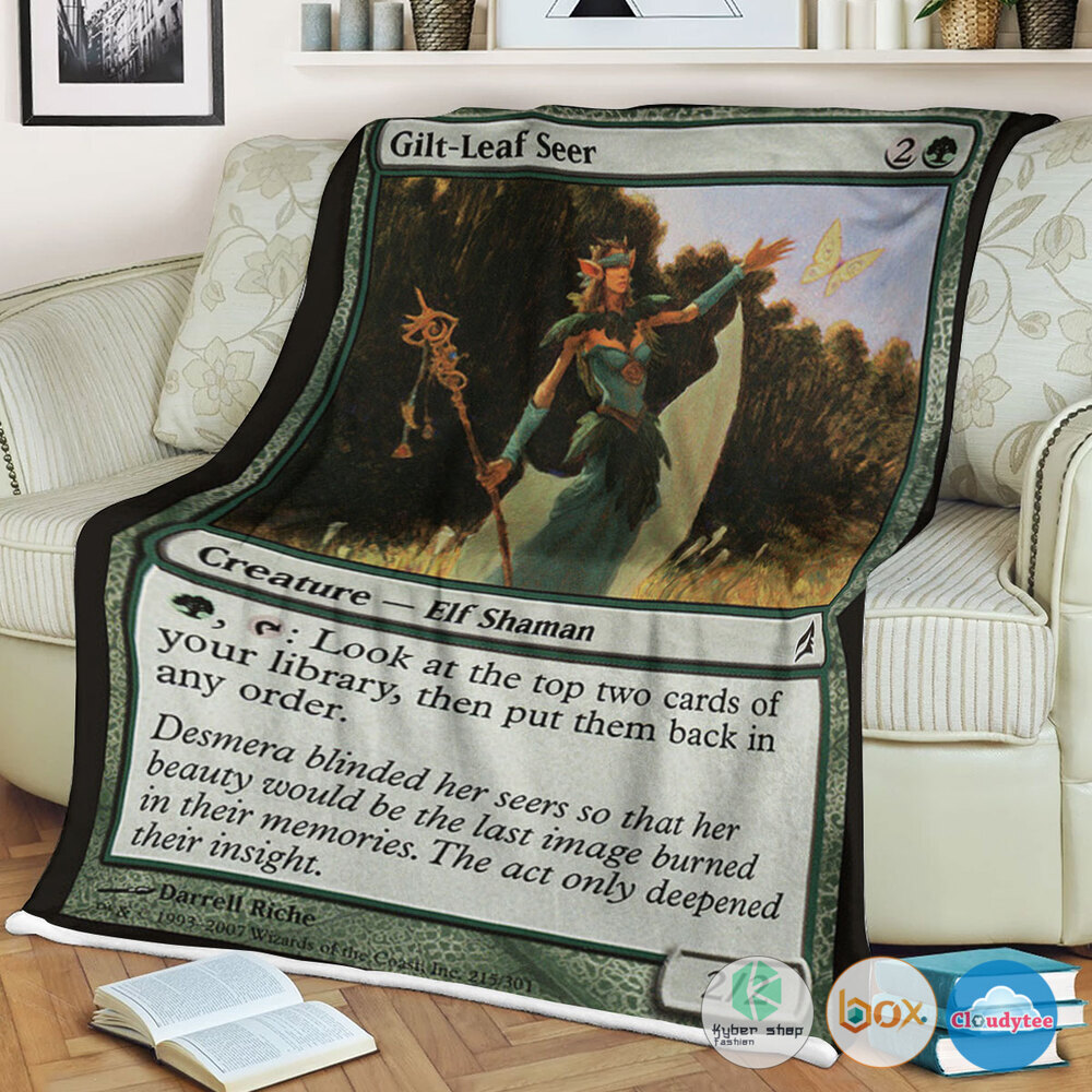 Lorwyn Gilt Leaf Seer Blanket Lorwyn Gilt Leaf Seer Blanket